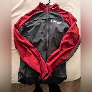 Stanford Red and Black Windbreaker Jacket